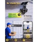 Esvision Es560 4 4 Kameralı Sim Kartlı Solar Güvenlik Kamerası - Görsel 3